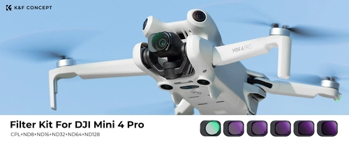 Zestaw 6 filtrów ND+CPL K&F Concept do drona DJI Mini 4 Pro