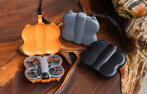 SunnyLife Mini Case with Carabiner for the DJI Neo 2 (Gray)