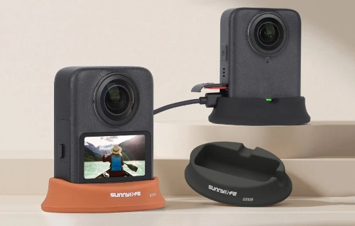 Podstawa / Baza Sunnylife do kamery DJI Osmo 360 (pomarańczowa)