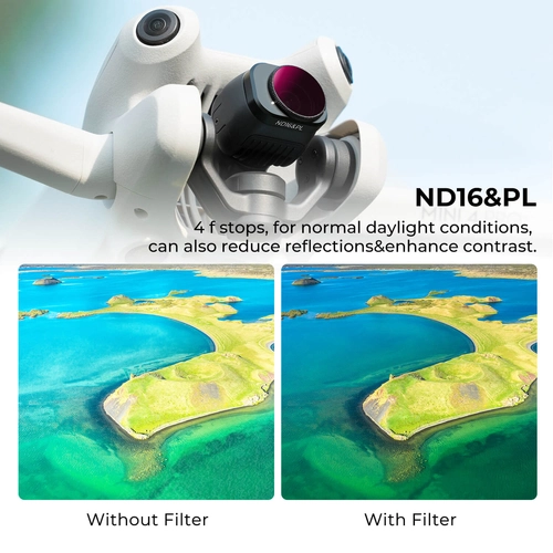 Zestaw 3 filtrów ND/PL K&F Concept do drona DJI Mini 4 Pro