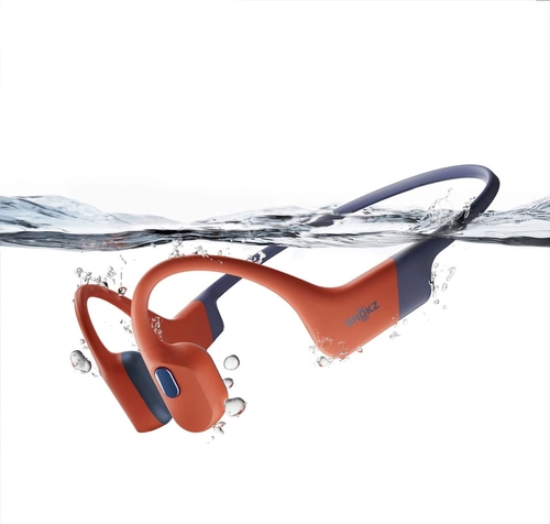 Shokz OpenSwim Pro Red Headphones