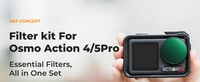 Набір з 6 фільтрів ND+CPL K&F Concept для камери DJI Osmo Action 4 / 5 Pro