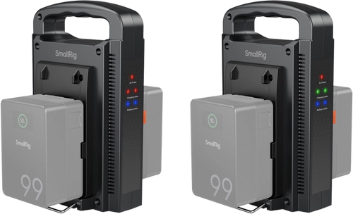 SmallRig 4578 — двоканальний зарядний пристрій для акумуляторів V-Mount