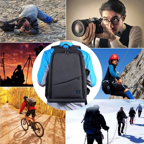 Puluz Plecak fotograficzny wodoodporny (czarny)