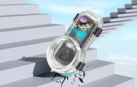 Wodoodporna obudowa Puluz 60 m z szybkozłączką do Insta360 X5 (przezroczysta)