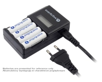 Ni-MH R6/AA, R03/AAA battery charger everActive NC-450 Black Edition