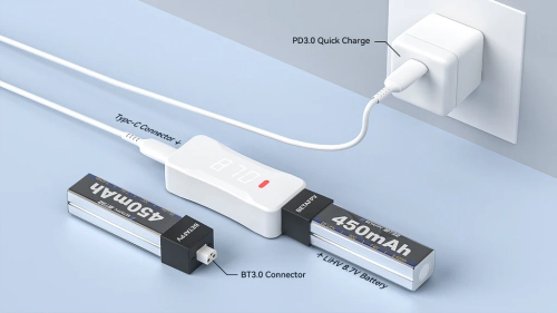 2S BT3.0 BetaFPV battery charger and voltage tester