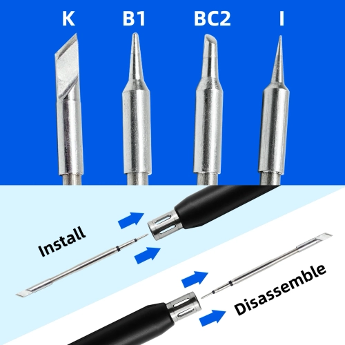 SEQURE S99 Soldering Iron with 4 Tips (K, I, B1, BC2)