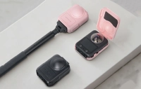 Sunnylife plastic protective case - semi-open for DJI Osmo 360 (pink)