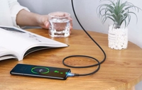 Kabel USB-C do USB-C UGREEN US316, 100W, 1m (czarny)