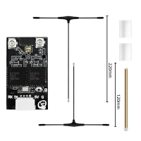 SEQURE ELRS 915MHz/868MHz Dual RX True Diversity Dual Antenna Receiver