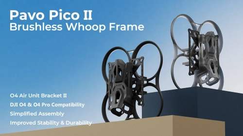 Frame for BetaFPV Pavo Pico II (gray transparent) | O4 Pro