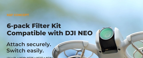 K&F Concept 6-Pack CPL+UV+ND Filter Set for DJI Neo Drone