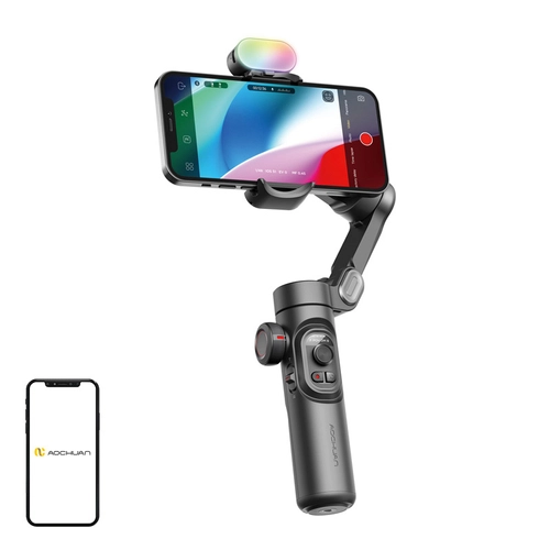 AOCHUAN XE gimbal with RGB lighting (black)