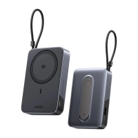 Powerbank magnetyczny UGREEN PB568 10000mAh 30W (szary)