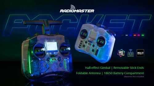Aparatura RadioMaster Pocket ELRS Transparent