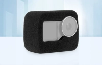 Osłona przeciwwietrzna Puluz DJI Osmo Action 3/4/5 Pro (czarna)