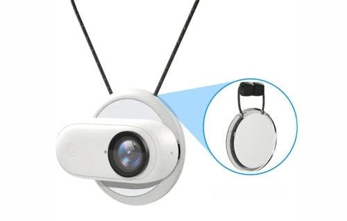 Uchwyt magnetyczny Puluz Insta360 GO 3/GO 3S (biały)