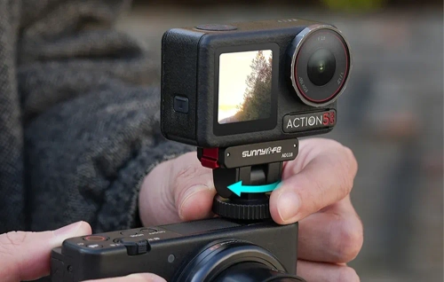 Адаптер для холодної лапки «SunnyLife» до «DJI» Osmo 360 / Action 3 / 4 / 5 Pro