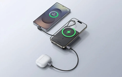 UGREENPB568 10,000 mAh 30W Magnetic Power Bank (Gray)
