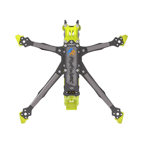 Rama FlyFishRC Volador II VD6 O4 Pro Deadcat FPV LR Freestyle T700 (zółta)