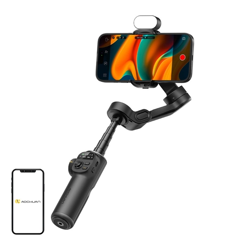 AOCHUAN X2 gimbal with RGB lighting (black)