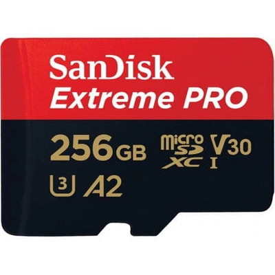 Karta pamięci SANDISK EXTREME PRO microSDXC 256GB 200/140 MB/s UHS-I U3