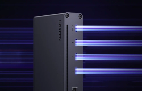 Stacja dokująca Ugreen Revodok Max 208, 4x Thunderbolt 4, 3x USB, RJ45, DC 140W