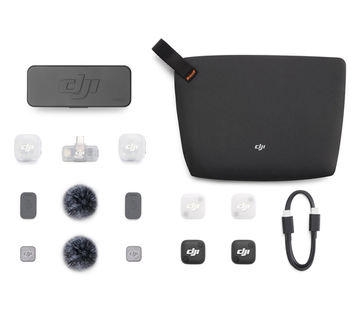 DJI Mic Mini 2 (2 TX + 1 Mobile RX + Charging Case) - wireless microphone system