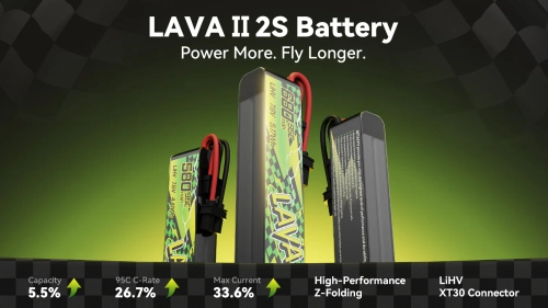 Akumulator BetaFpv LAVA Series II 2S 580mAh (95C) - 1szt