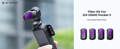 Zestaw 4 filtrów ND K&F Concept do kamery DJI Osmo Pocket 3 / 4