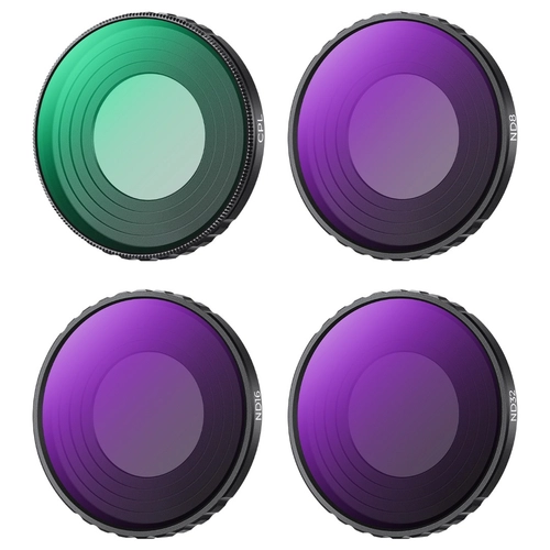 Zestaw 4 filtrów ND+PL K&F Concept do kamery DJI Osmo Action 4 / 5 Pro