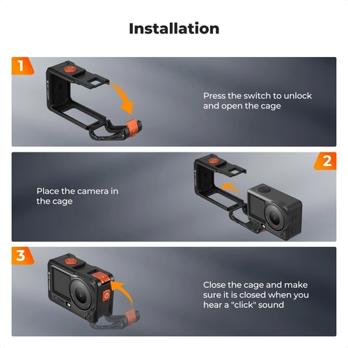 Case for DJI Osmo Action 6 by K&F Concept