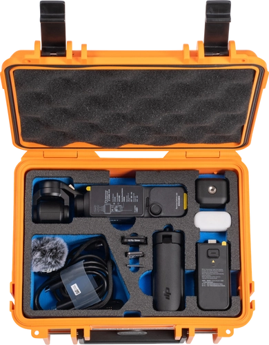 Чемодан B&W серії 500 для DJI Pocket 4 Creator Combo (помаранчевий)