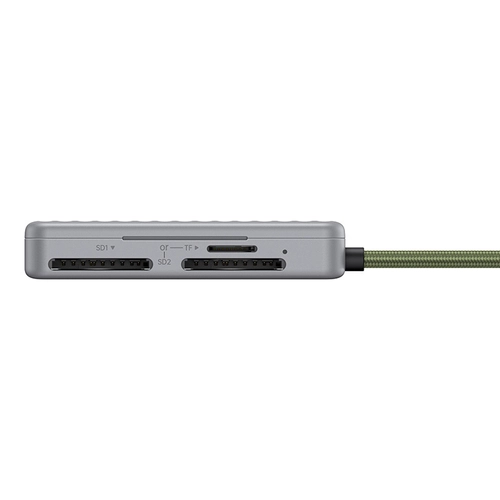 Czytnik kart USB-C Ugreen CM868, 2xSD 1xTF 170MB/s (szary)