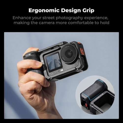 Zestaw uchwytów z klatką marki K&F Concept do DJI Osmo Action 6
