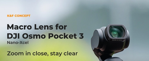 Макрофільтр 10X від K&F Concept для камери DJI Osmo Pocket 3
