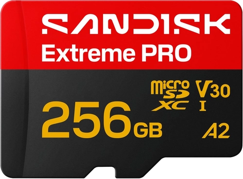 SanDisk Extreme PRO 256GB 250/170 MB/s 5K microSDXC A2 C10 V30 UHS-I U3 NEW