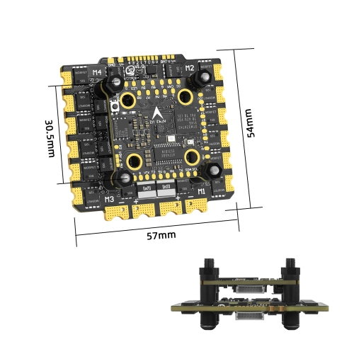 Regulator ESC SEQURE H743 V2 & E130 G2 Stack FC ICM42688P 4-12S (AM32)