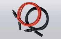 Zestaw 2x Kabel przedłużający do paneli fotowoltaicznych APV MC4 2m
