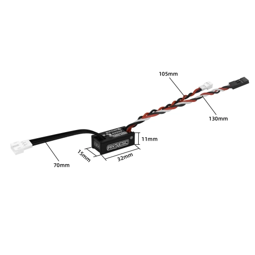 SEQURE ANT ESC & 1520 Motor Combo for 1/24, 1/18, 1/16 RC Crawler Car