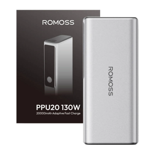 Romoss PPU20 20000mAh 130W Power Bank (Silver)