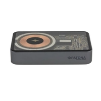 PATONA Premium Clear 3.0 PD20W 10,000 mAh MagSafe Power Bank with Wireless Charging