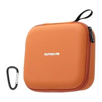 Sunnylife leather case with mesh pocket for DJI Neo 2 (orange)