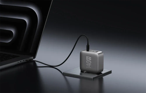 Мережевий зарядний пристрій EcoFlow RAPID Pro 140 Вт, 3xUSB-C, 1xUSB-A, GaN