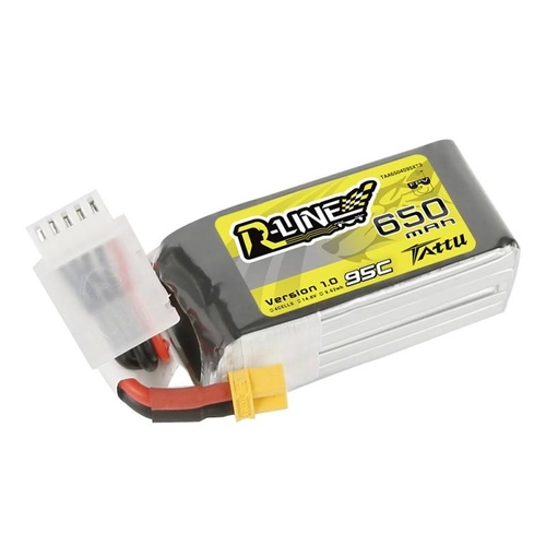 Battery Tattu R-Line 650mAh 14.8V 95C 4S1P XT30U-F