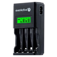 Зарядний пристрій Ni-MH R6/AA, R03/AAA everActive NC-450 Black Edition