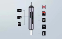 SD + microSD USB + USB-C card reader UGREEN CM304 (black)
