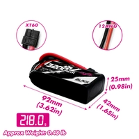 Akumulator CNHL 3200mAh 11.1V 3S 30C (Black) XT60 