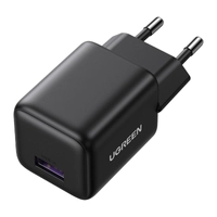 Ładowarka sieciowa Ugreen X518 USB, GaN, 18W (czarna)